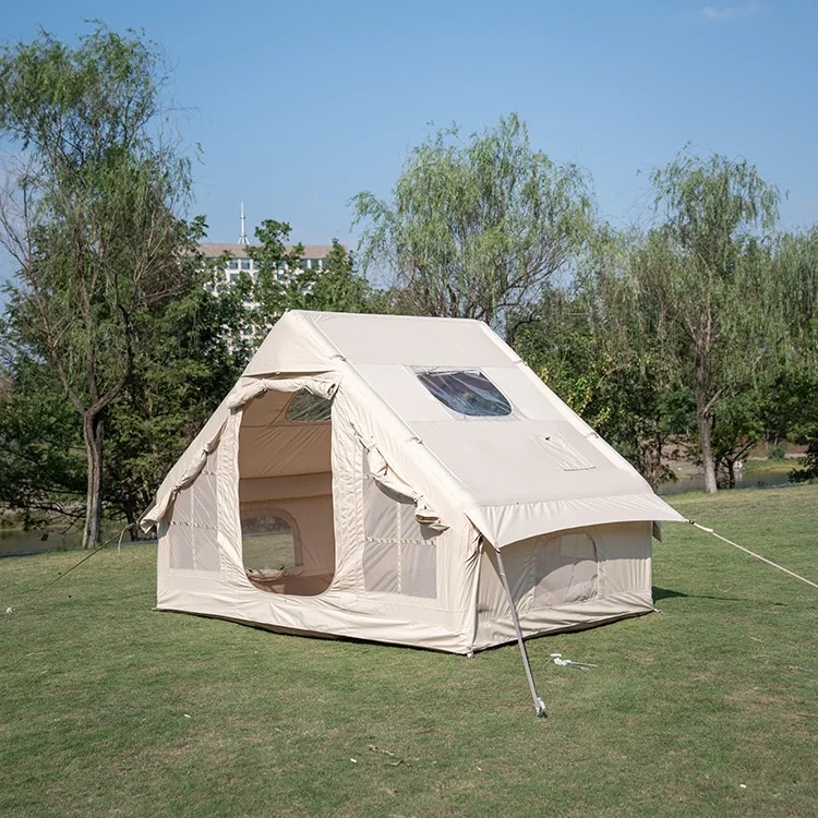Tente gonflable familiale imperméable de camping extérieur