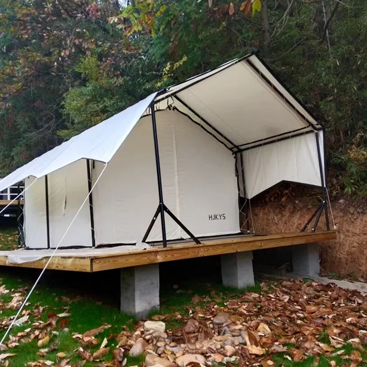 Grande tente de camping à double couche extérieure