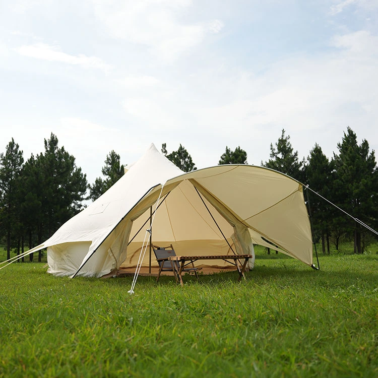 Tente de cloche en toile de coton de camping étanche